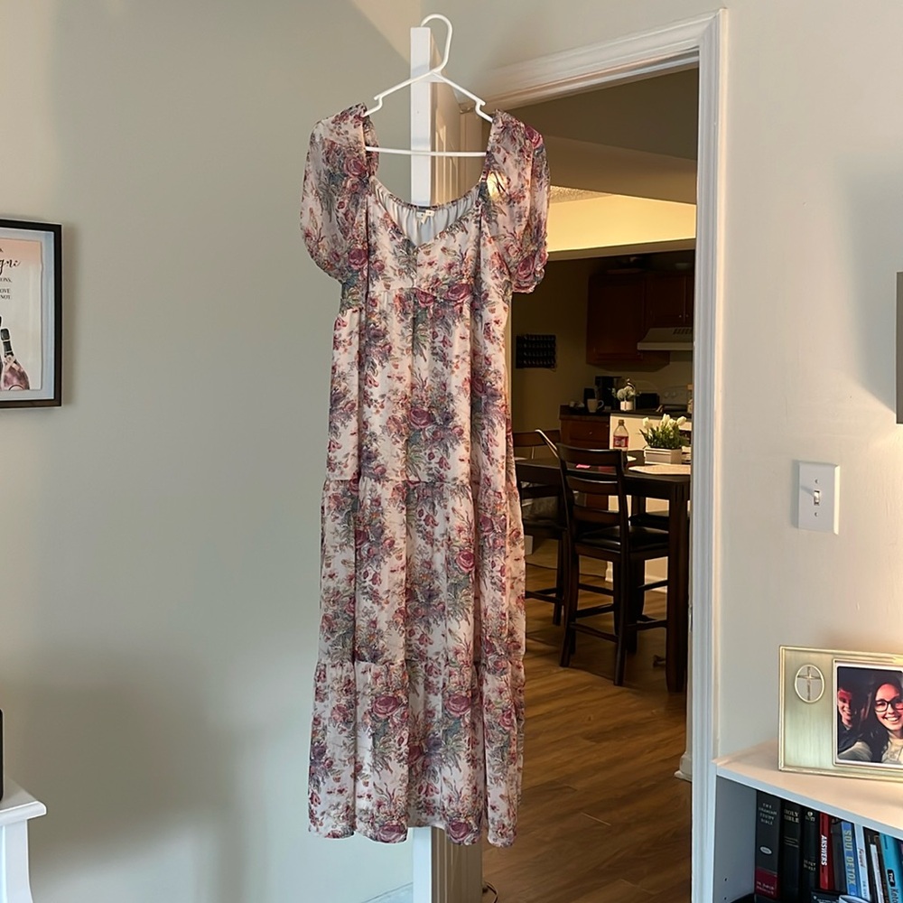 Floral maxi dress